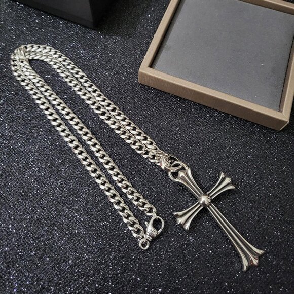 Chrome Hearts Cross Silver Necklace - Picture 5 of 6